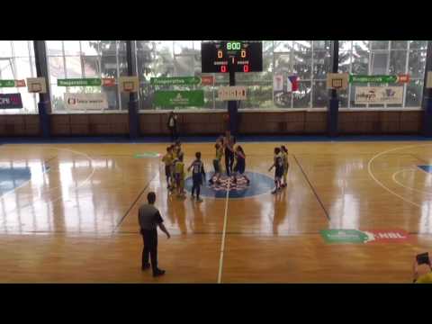 Jiskra Kyjov - JBC Brno (Národní finále U11 miniMIX, semifinále, Brno, 23.4.2016)