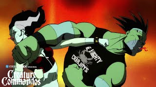 The Bride &amp; Frankenstein montage - Creature Commandos