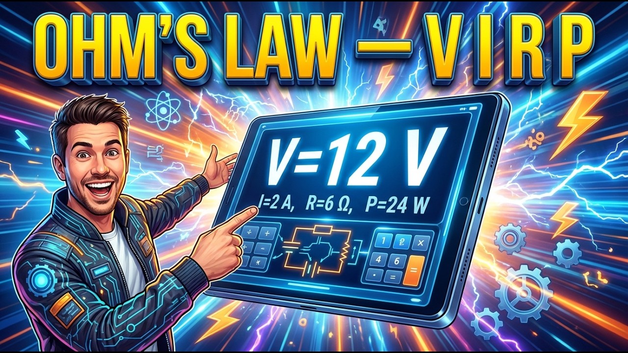 Ohm's Law Calculator — V I R P
