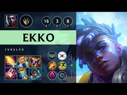 Ekko Jungle vs Viego - KR Challenger Patch 25.09