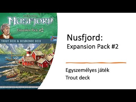 Nusfjord - Egyszemélyes játék - trout deck - Robert SoloPlay