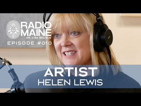 Radio Maine: Still Waters Run Deep: Plumbing the Depths of Helen Lewis's Calming, Minimalist Encaustic Paintings