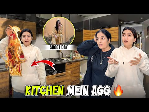 Kitchen main agg lag gai😱 | Mama sy dant par gai 😭| Hira Faisal | Sistrology 
