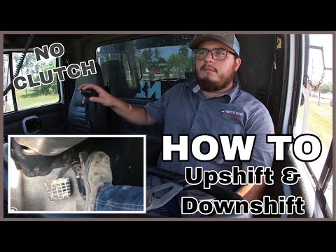 how to upshift and downshift without the clutch floating gears