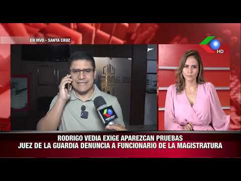 Juez de La Guardia, Rodrigo Vedia denuncia disciplinariamente a funcionario de la magistratura .
