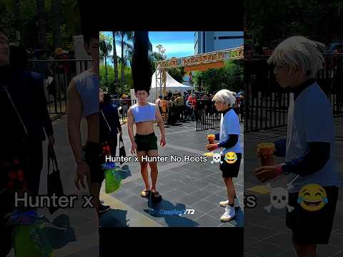 Hunter x Hunter Cosplay No Roots 😂😂 #anime #hxh #hunterxhunter #cosplay #killua #gon