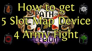 How to get 5 slot map device + 4 Army Battle