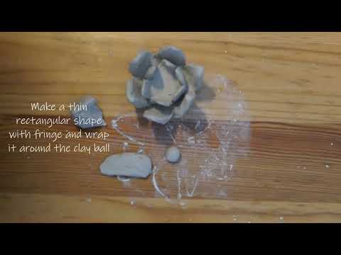 || MAKING WATERLILY OUT OF CLAY || GREENWARE POTTERY ||