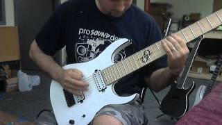 Video thumbnail for White Solar 8 Custom Shop S7 guitar by Curran Murphy