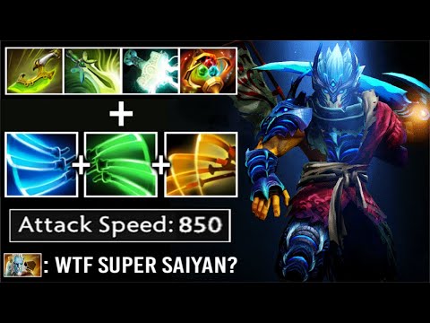 SUPER FAST Pro Juggernaut Electric Slash vs Phantom Cancer Max Speed Meta Imba Core Hero 7.29 Dota 2