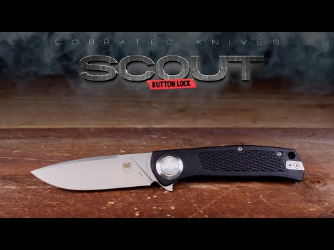 CobraTec Knives: Scout Button Lock