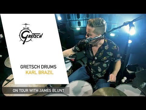 Karl Brazil // Drummer of James Blunt - Gretsch Drums