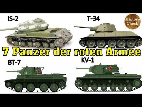 Die 7 berühmtesten sowjetischen Panzer im zweiten Weltkrieg!