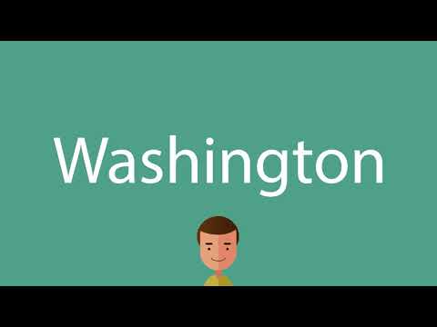 How to pronounce Washington