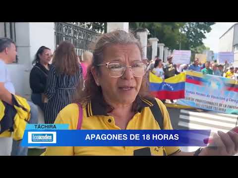 Racionamientos de hasta 18 horas diarias ponen en riesgo comercios y hospitales en Táchira