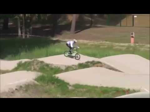 On board lap: GB BMX rider Kyle Evans at Zolder