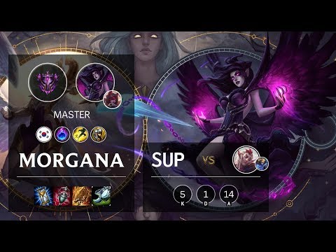Morgana Support vs Rakan - KR Master Patch 10.8