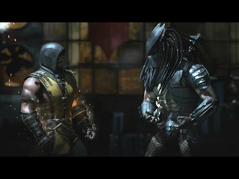 Sub Zero and Scorpion Vs Predator ! (Very Hard)  Mortal Combat X