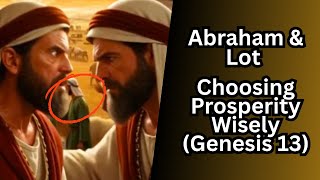 Abraham & Lot Choosing Prosperity Wisely Genesis 13