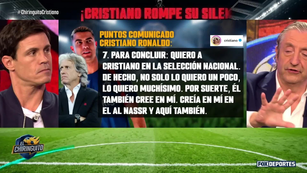 ¿SÍ LO QUIEREN? | ¿Jorge Jesus sí quiere a Cristiano Ronaldo en Portugal? | El Chiringuito