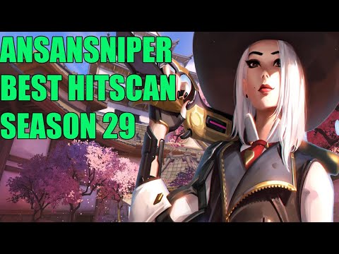 ANSANSNIPER BEST HITSCAN GAMEPLAY - TOP 500 ASHE OVERWATCH SEASON 29