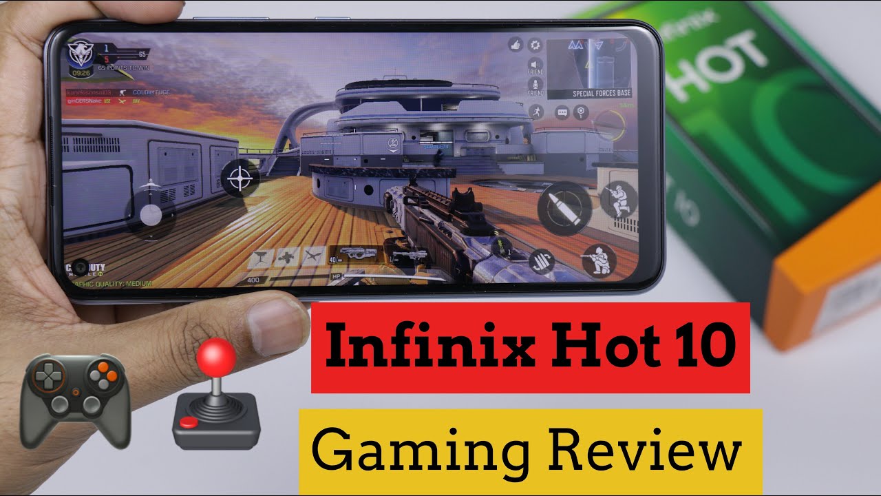 Infinix Hot 10 - Gaming Review, CODM GamePlay, Heating, Battery Test | Best Smartphone under 10K?? 🧨