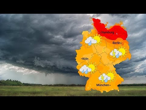 Am Samstag im Nordosten Unwetter (01.06.2018)