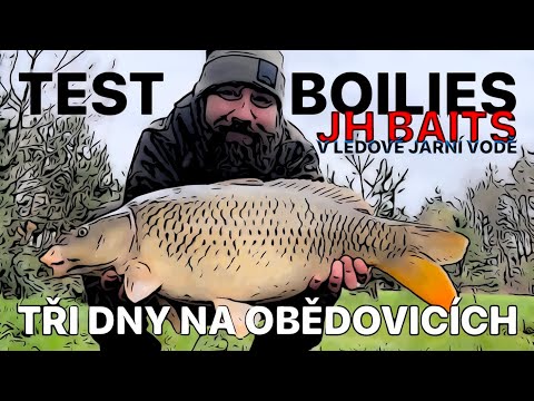 JARNÍ TEST BOILIES JH BAITS - 3 DNY NA OBĚDOVICÍCH A ,,TRENÉR” JORDY - ODHOZ, SPOMB, DEEPER V AKCI!