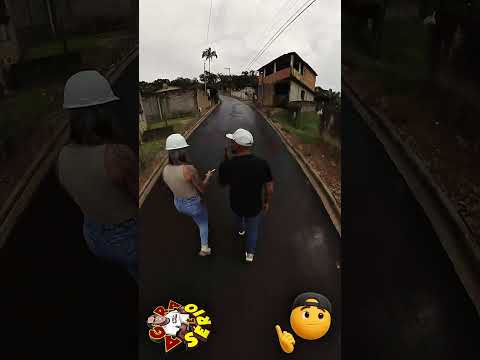 ENGENHEIRA PAOLA FALA SOBRE A PAVIMENTAÇÃO NA RUA LUZIA SIQUEIRA DE OLIVEIRA NO GOVERNO WILHIANS SOARES NA LENTE DA FAVELACAM