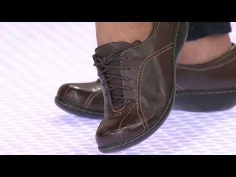 Clarks Leather Lace-up Shoes - Ashland Pearl with Leah Williams
