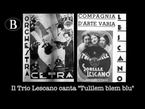 Pippo Barzizza e i suoi cantanti. Il Trio Lescano in "Tulilem blem blu", di Sciorilli. 1937.
