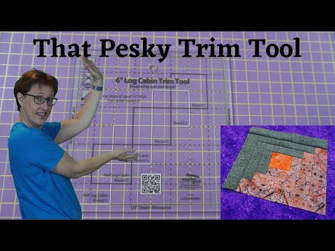 Using the Creative Grids 6" Log Cabin Trim Tool