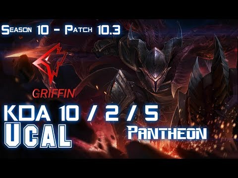 GRF Ucal PANTHEON vs KATARINA Mid - Patch 10.3 KR Ranked