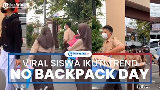Viral Video Siswa Mengikuti Trend 'No Backpack Day' ke Sekolah: Bawa Kandang Kucing