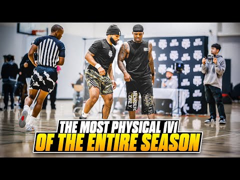 They We're Nearly FIGHTING Every Single Play With How PHYSICAL This 1v1 Was...  | Malik vs Zay