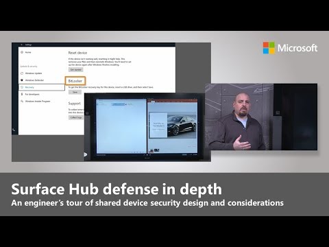 Microsoft Surface Hub’s defense in depth security measures