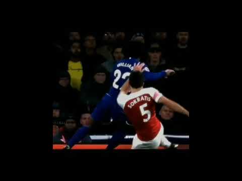 Sokratis Aggressive Defensive Skills!