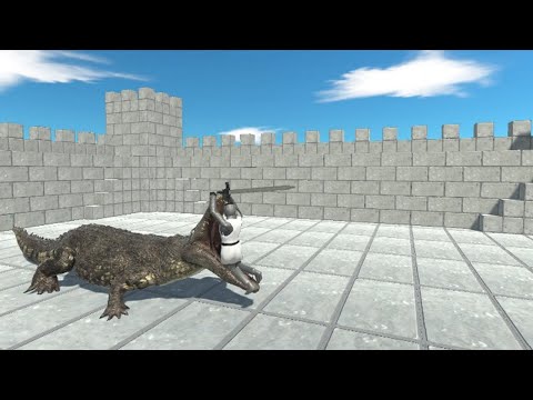 NEW UNIT PURUSSAURUS Crushing Bite in Ancient Castle vs ALL UNITS Animal Revolt Battle Simulator