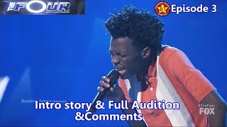 Tim Johnson Jr sings  Let's Stay Together Full Clip Audition  &Comments The Four 2018 Episode 3