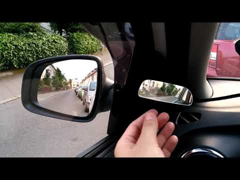 Nueva HD sin marco de vidrio con rotaci/ón de 360 /° ajustable para todos los veh/ículos universales para aumentar la visibilidad y mejorar la seguridad de conducci/ón