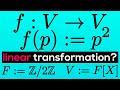 Checking Linear Transformation With Polynomial Vector Space
