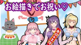 【お誕生日★立花のばら】お絵描きでお祝いおめでとう！！！【フラミーユ】