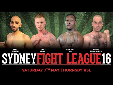 Sydney Fight League 16 - Alex Carioti Vs Ashley Rosinhaskew