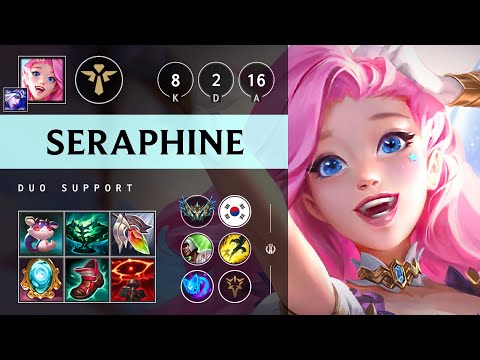 Seraphine Support vs Nautilus: Rampage - KR Challenger Patch 14.24