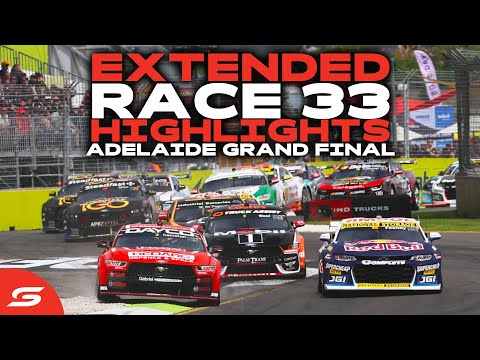 Race 33 Extended Highlights - bp Adelaide Grand Final | 2025 Supercars Championship