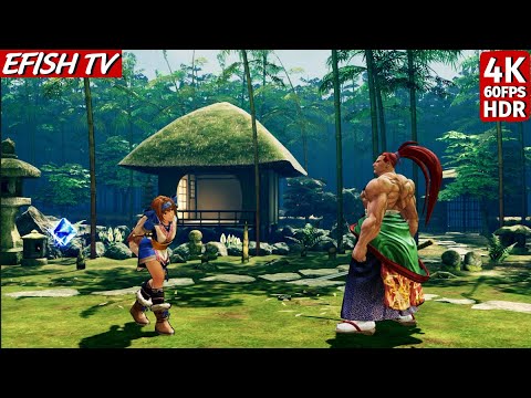 Rimururu vs Kibagami Genjuro (Hardest AI) - Samurai Shodown | 4K 60FPS