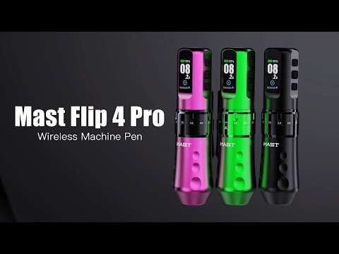 Dragonhawk Mast Flip 4 Pro Wireless Tattoo Pen Machine | 2.5-4.5MM Strokes Length