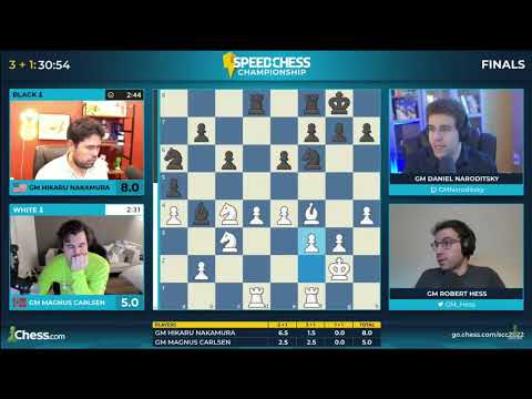 Manus Carlsen Blunders a Full Piece. Robert Hess Predicts it.