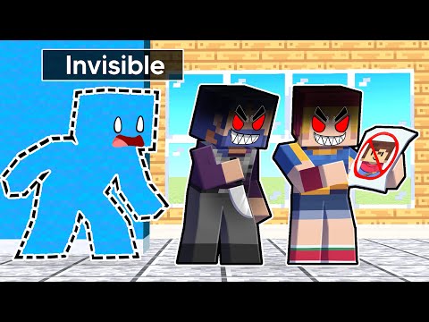 Using INVISIBILITY To Prank My Friends In Minecraft!