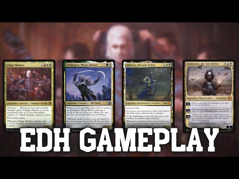EDH SESSIONS #8 | Edgar Markov VS Trelasarra VS Athreos VS Aminatou
